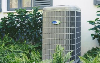 Carrier air conditioner outside of a home