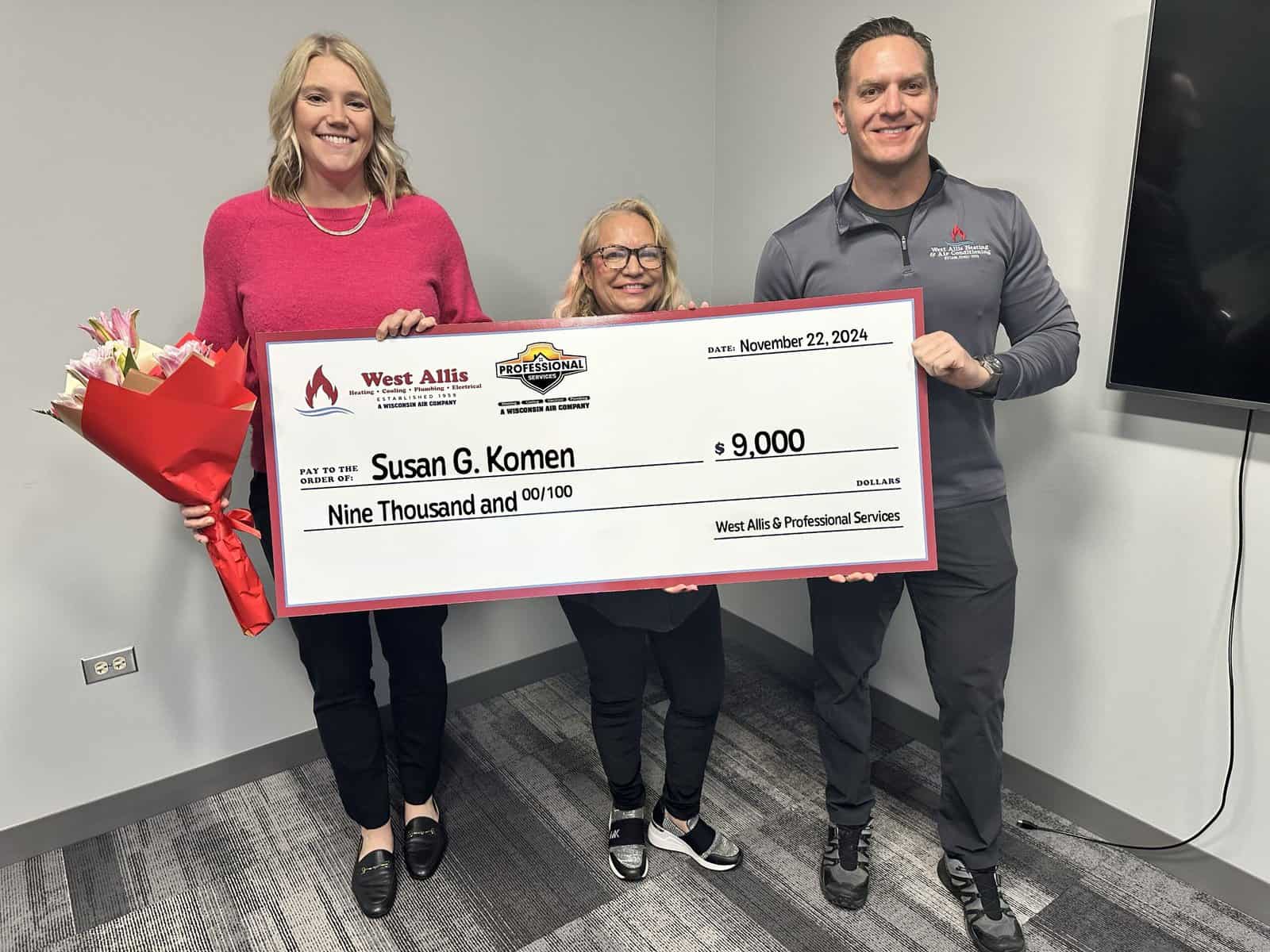 west-allis-donation West Allis Breast Cancer Donation